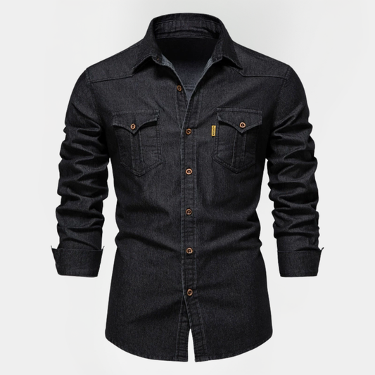 Tobias | Cotton Denim Shirt