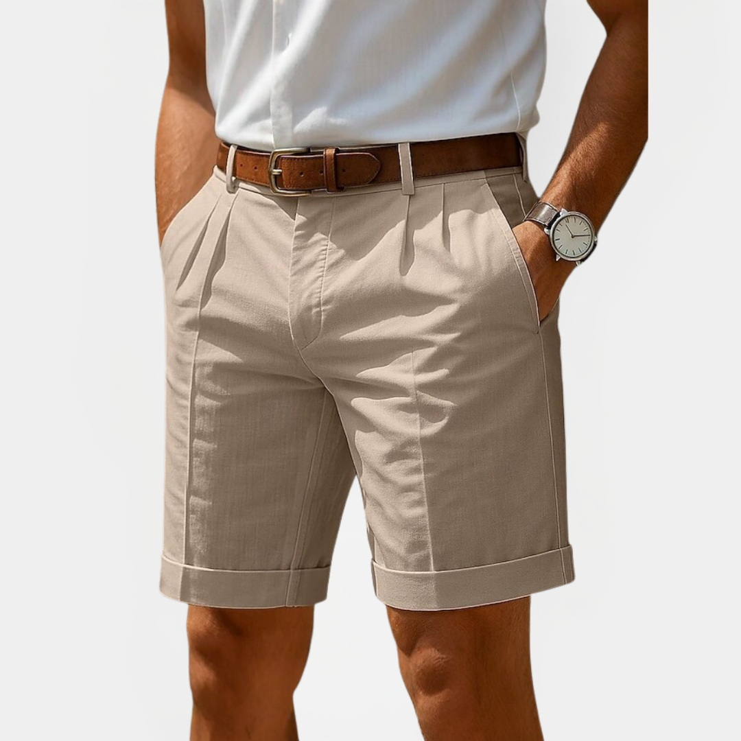 Oscar | Linen Blend Chino Shorts