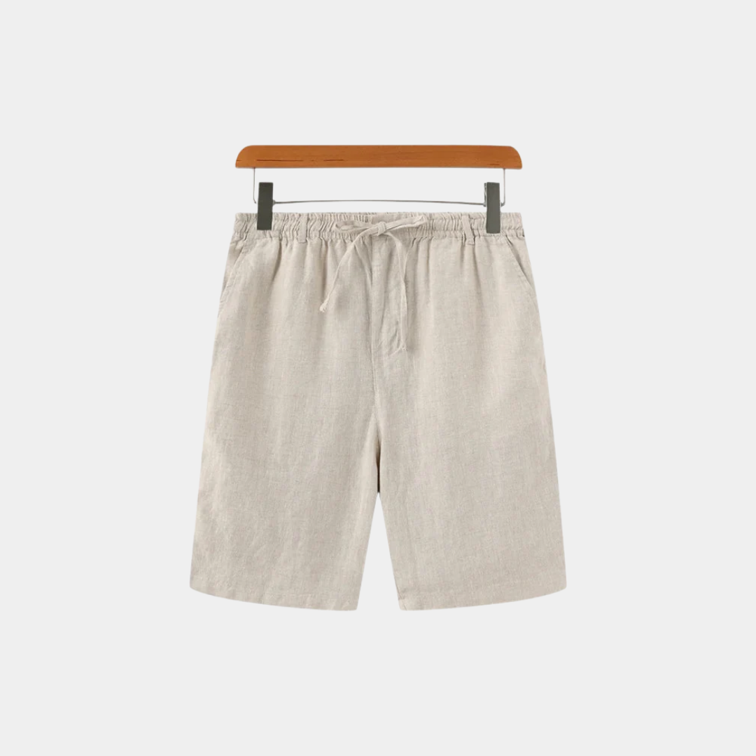 Hudson | Linen Drawstring Bermuda Shorts