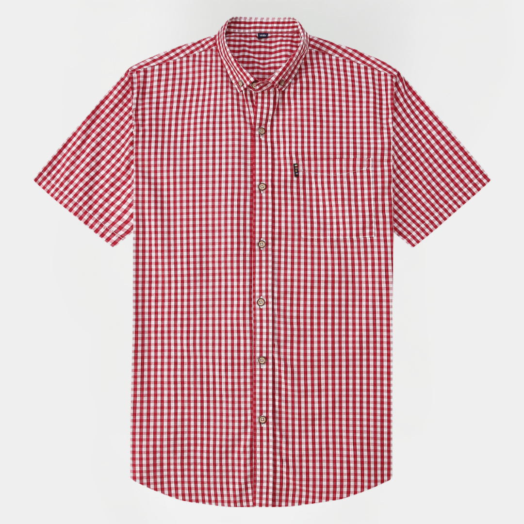 Marcus | Checked Cotton Shirt