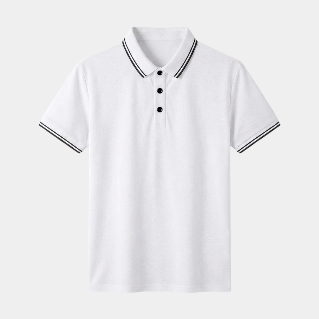 Lachlan | Heritage Cotton Contrast Polo Shirt