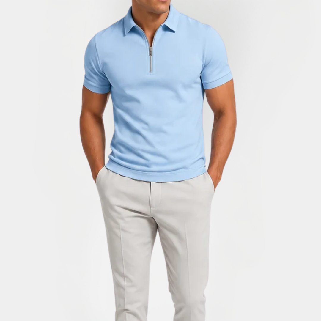 Roman | Zip Polo Shirt