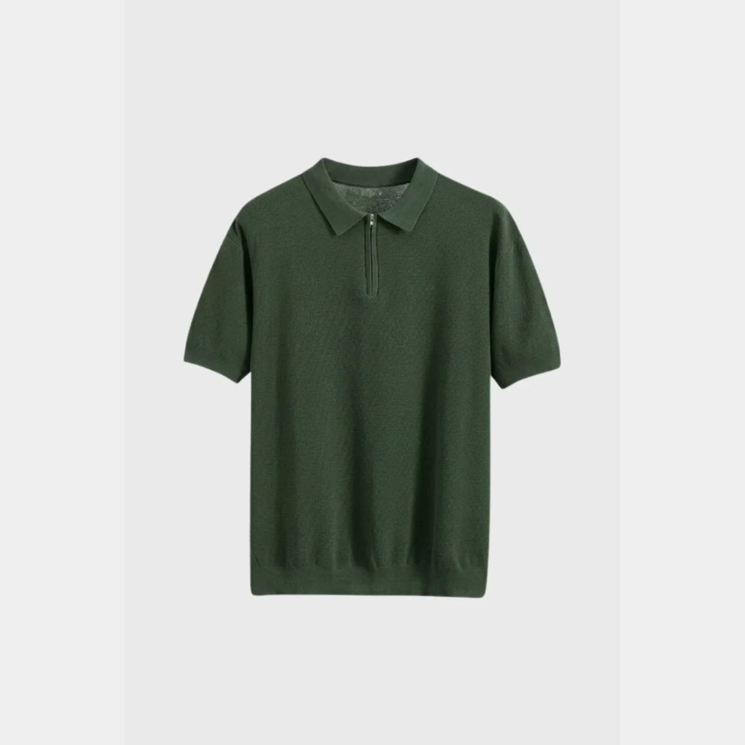 Rowan | Quarter Zip Polo Shirt