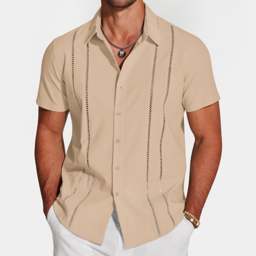 Dorian | Open Collar Summer Shirt