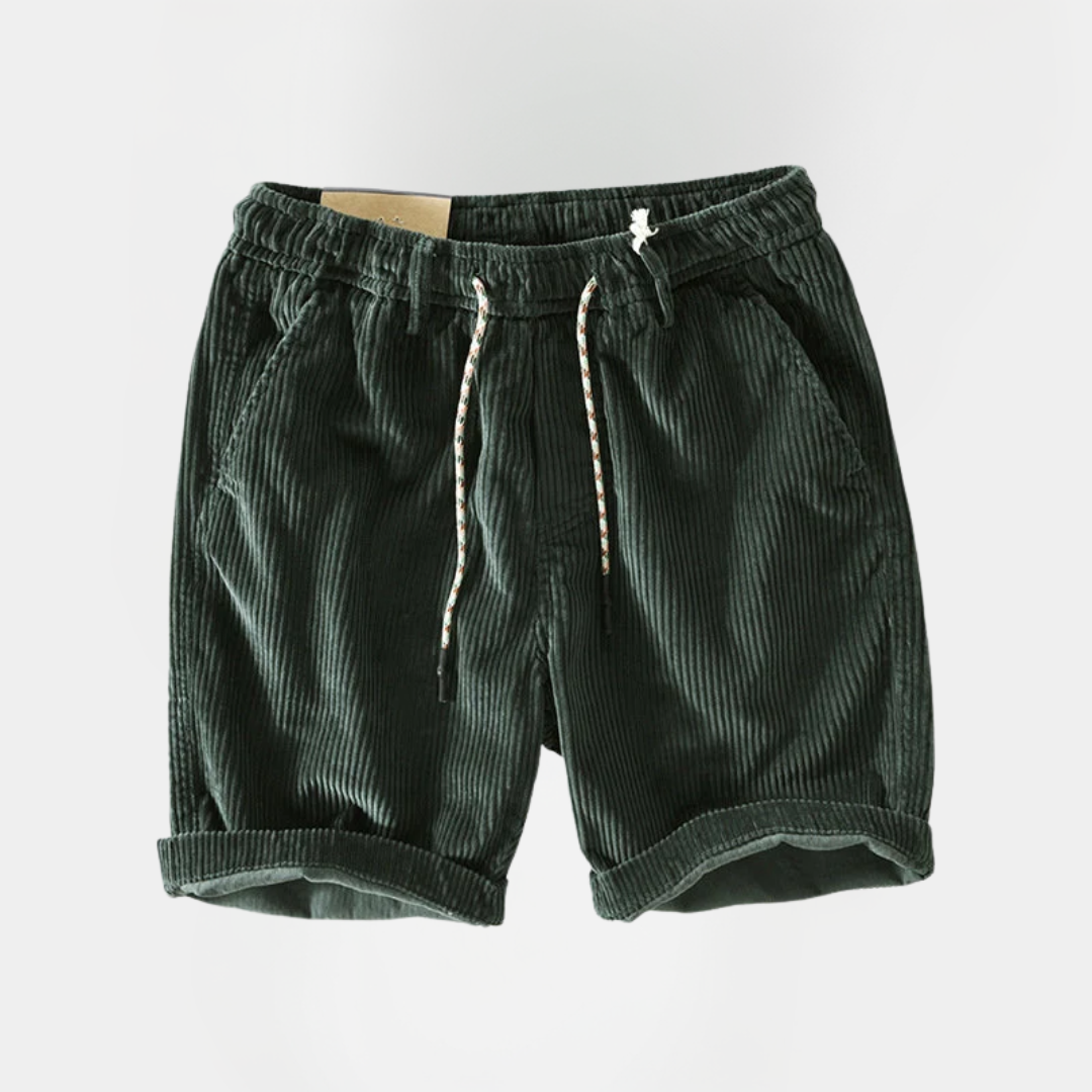 Spencer | Corduroy Drawstring Shorts