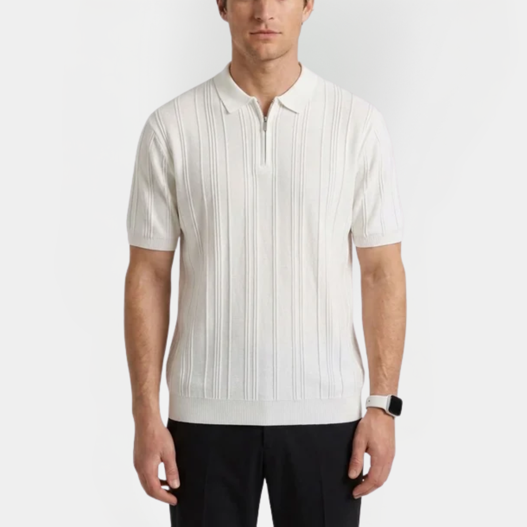 Anderson | Zip Polo Shirt