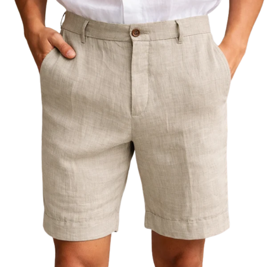 Brooks | Linen Blend Chino Shorts