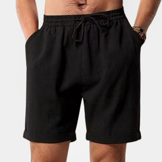 Kieran | Linen Drawstring Shorts
