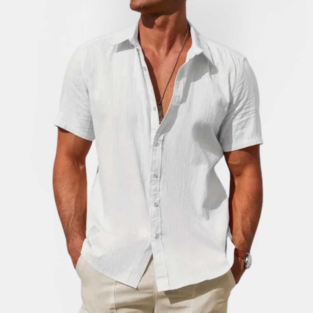 Lachlan | Textured Summer Shirt