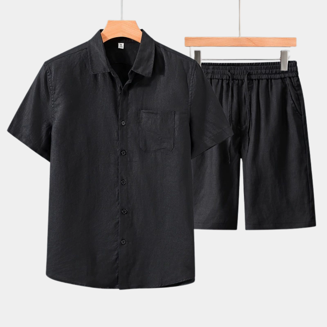 Luca | Linen Short Summer Set
