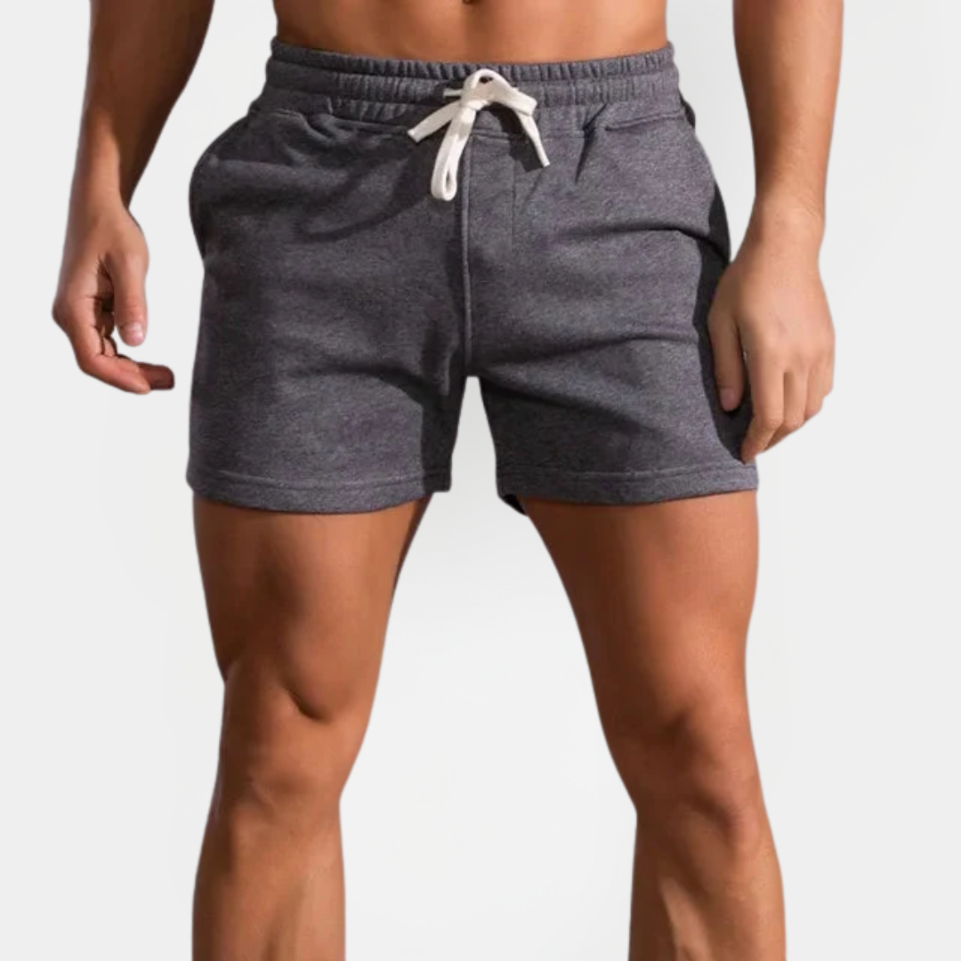 Finn | Cotton Blend Drawstring Shorts