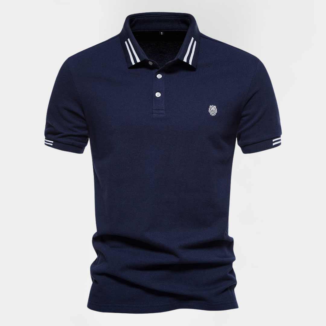 Warren | Contrast Cotton Polo Shirt