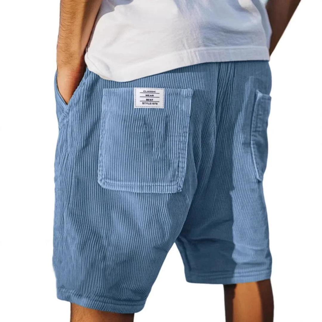 Parker | Ribbed Casual Shorts
