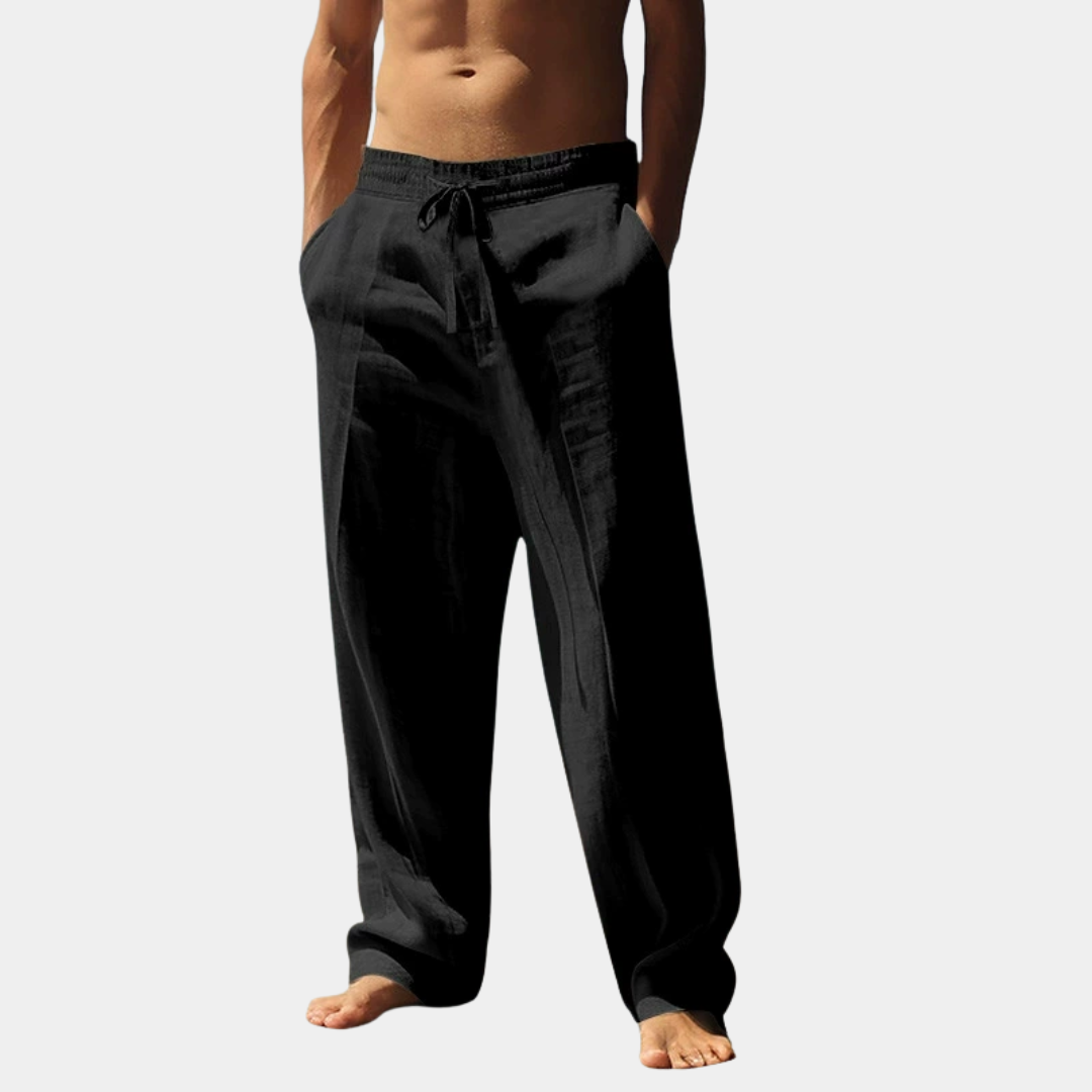 Mason | Linen Drawstring Pants