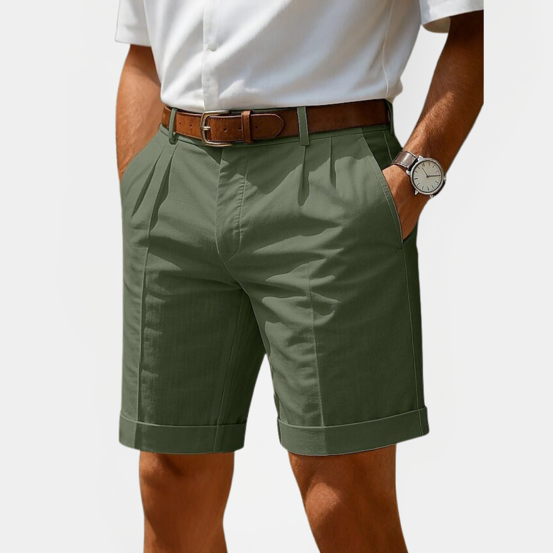 Oscar | Linen Blend Chino Shorts