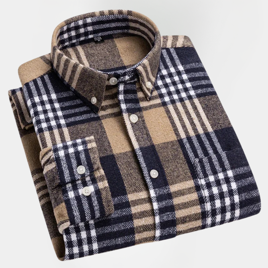 Tristan | Cotton Flannel Shirt