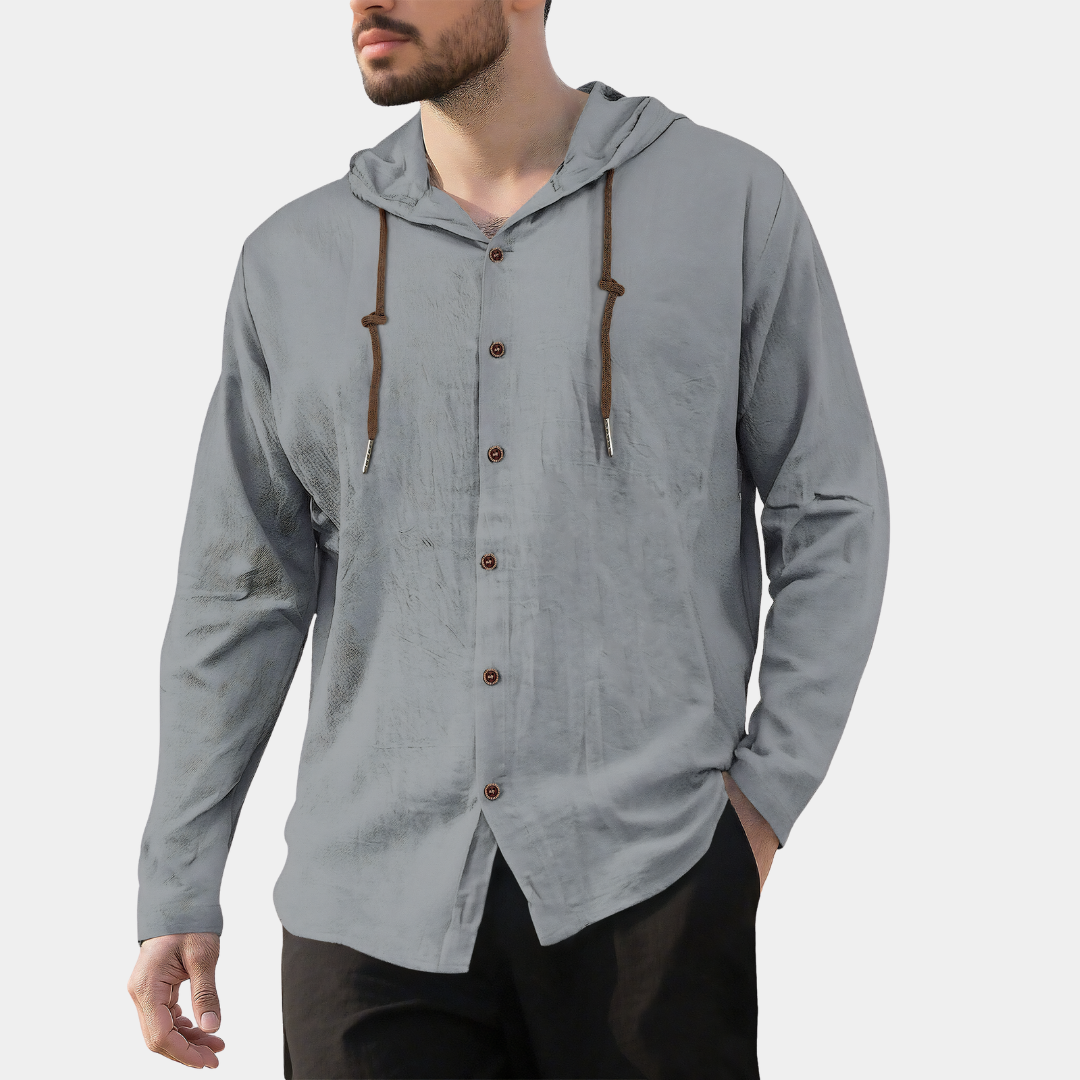 Hudson | Hooded Cotton Shirt