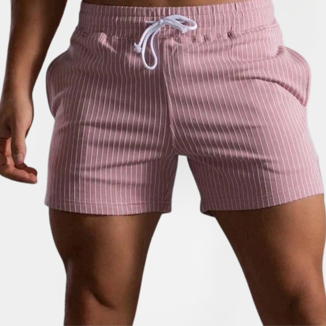 Grant | Striped Drawstring Shorts
