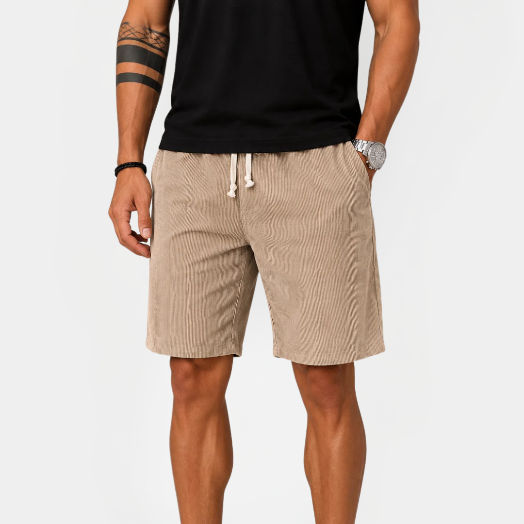Finn | Drawstring Bermuda Shorts