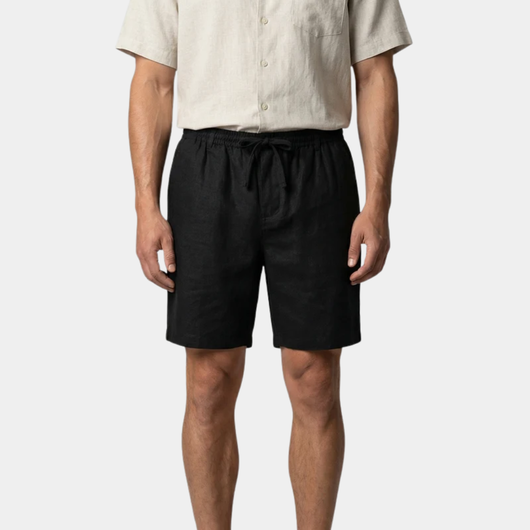 Parker | Relaxed Linen Bermuda Shorts