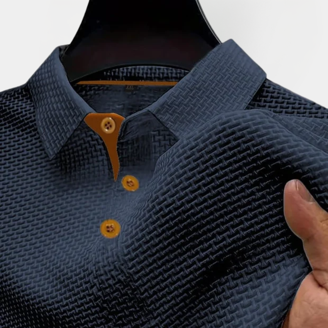 Evan | Textured Casual Polo