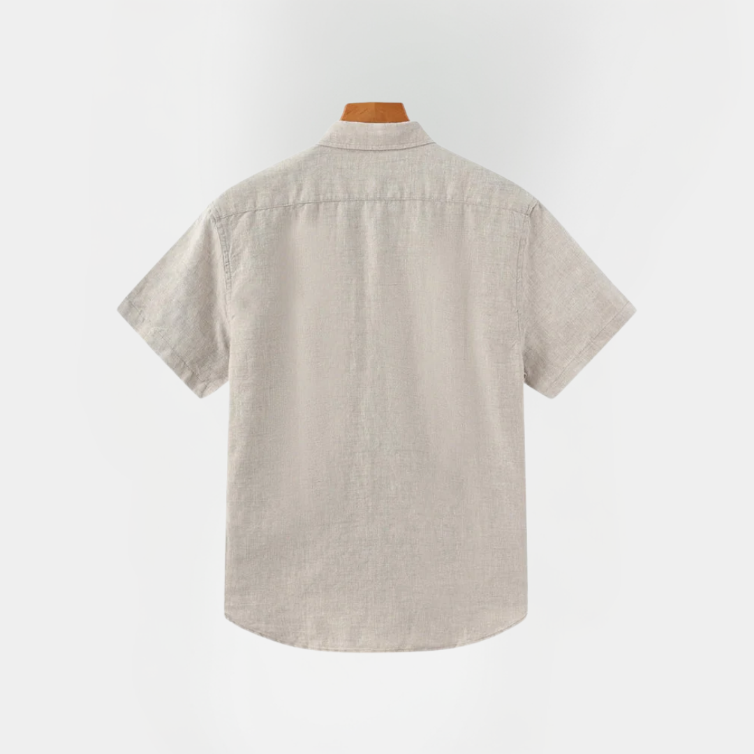Declan | Short Sleeve Linen Shirt