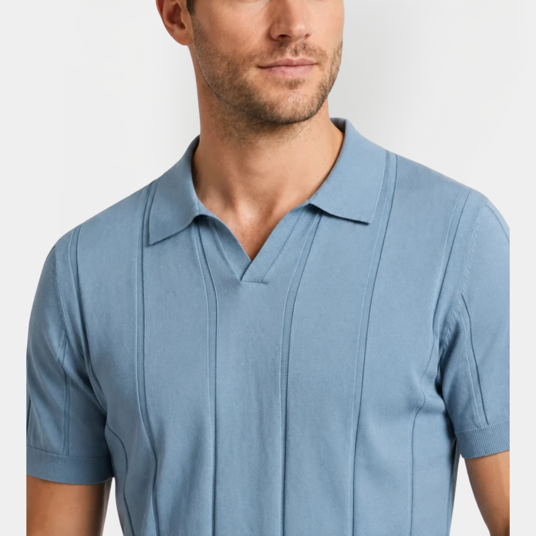 Sterling | Buttonless Polo Shirt