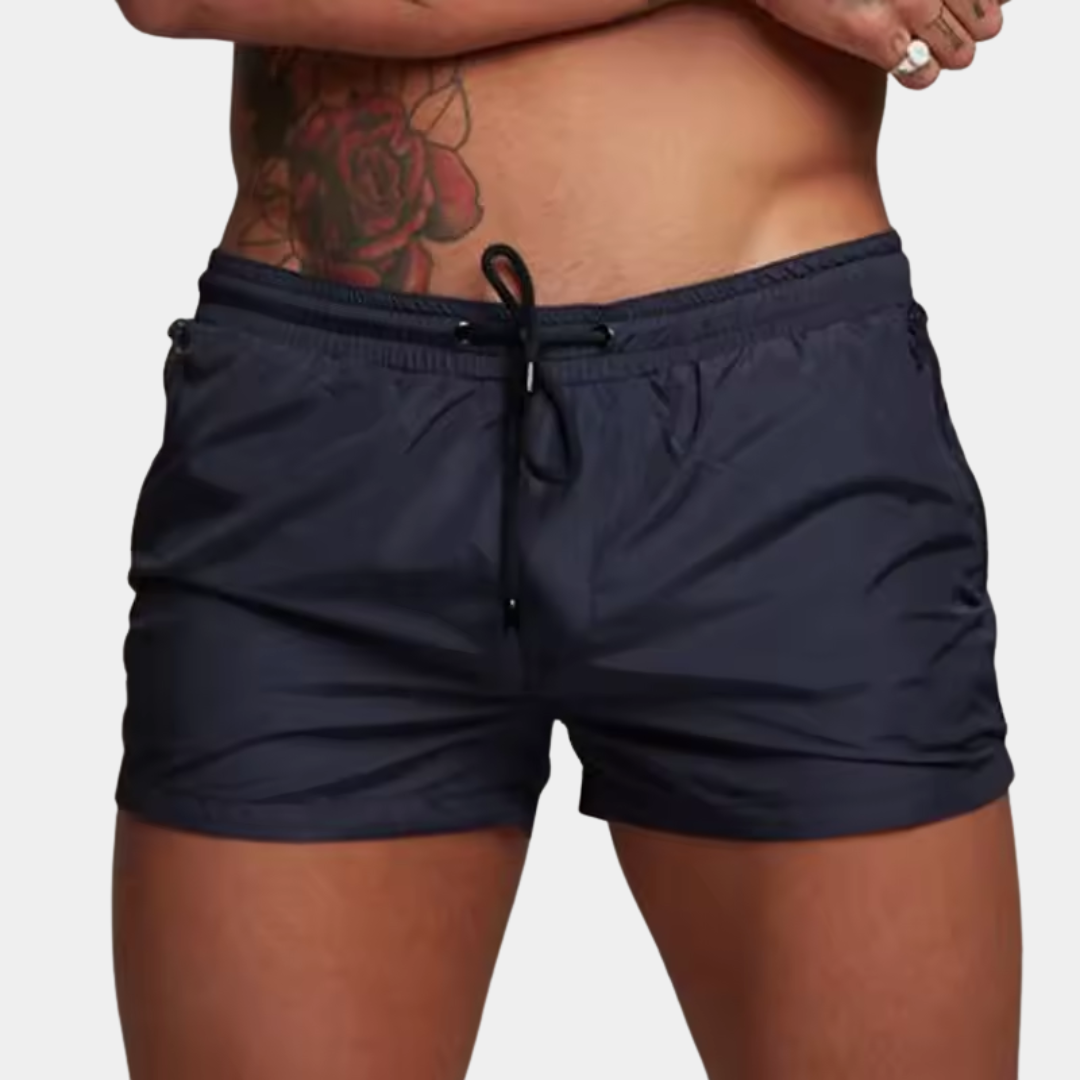 Mitchell | Zip Pocket Swim Shorts