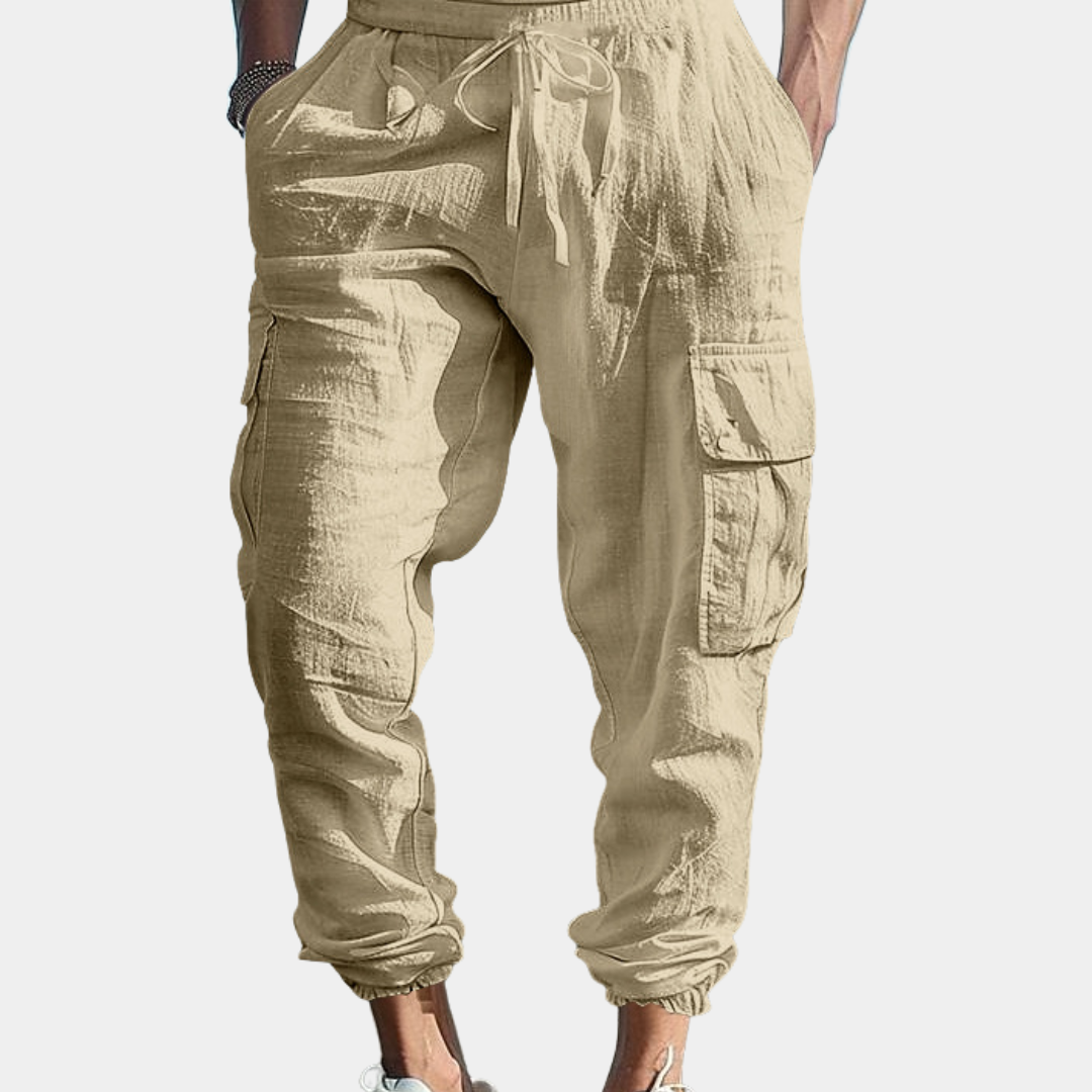 Hudson | Linen Blend Cargo Pants