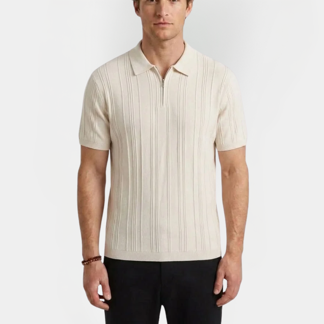 Anderson | Zip Polo Shirt