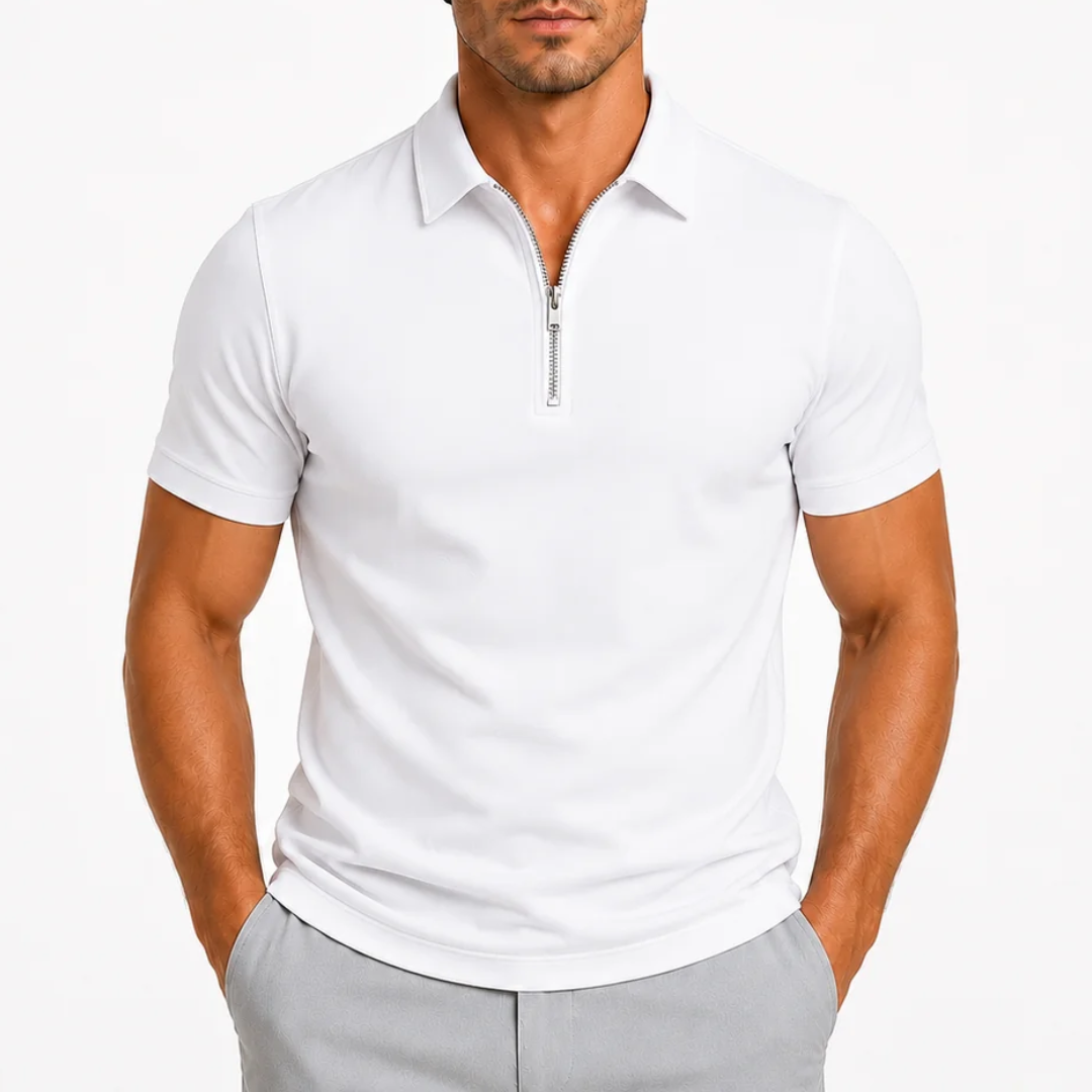 Roman | Zip Polo Shirt