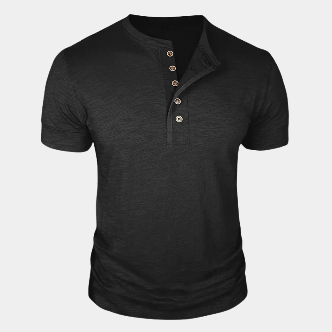 Cooper | Classic Henley T-Shirt