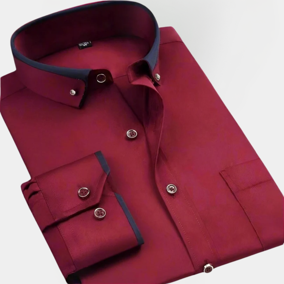 Darius | Contrast Collar Shirt