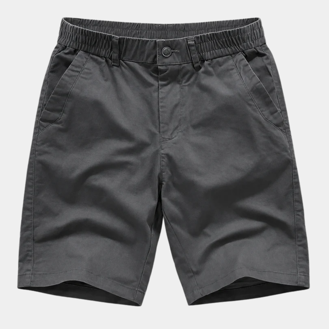 Archer | Elastic Waist Chino Shorts