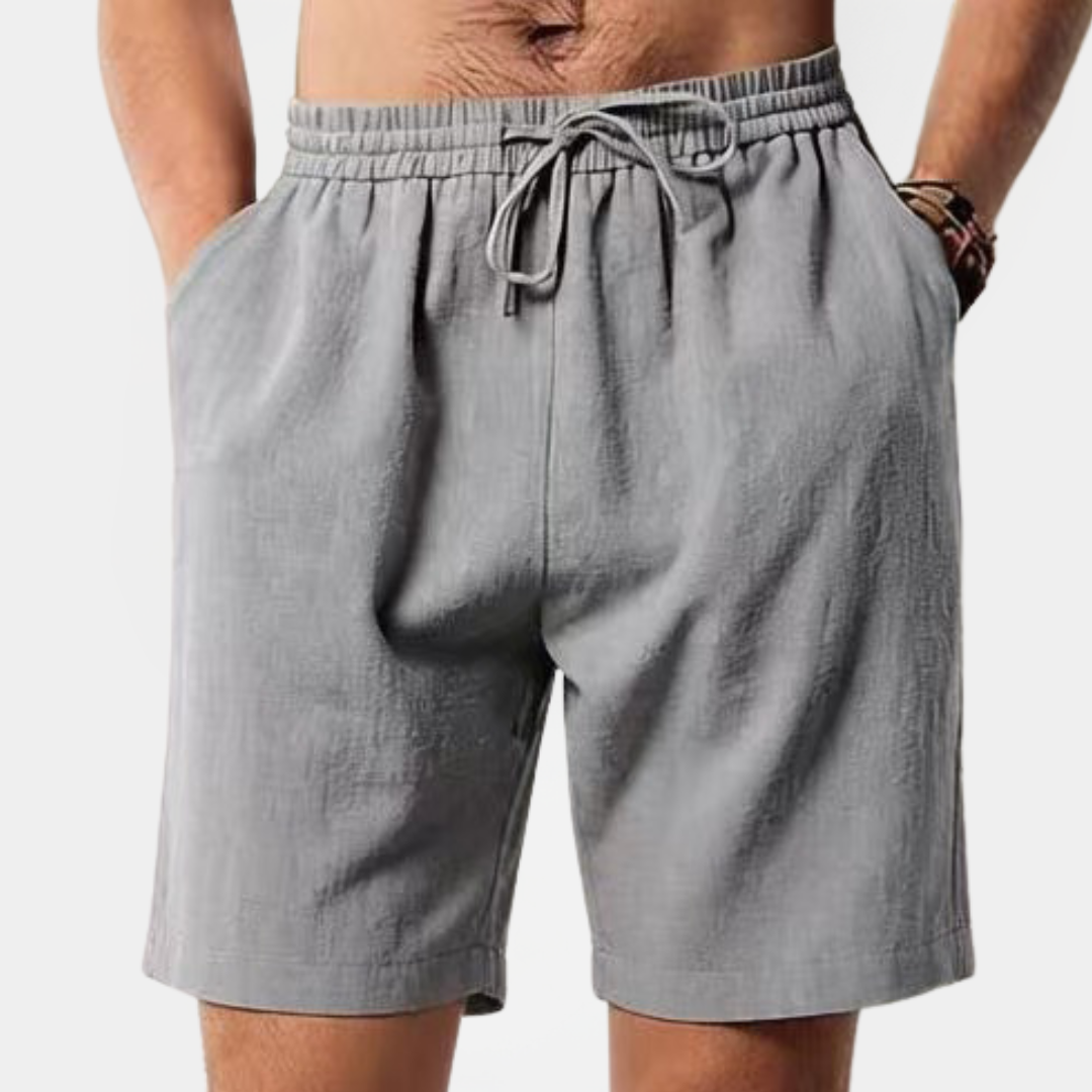 Kieran | Linen Drawstring Shorts