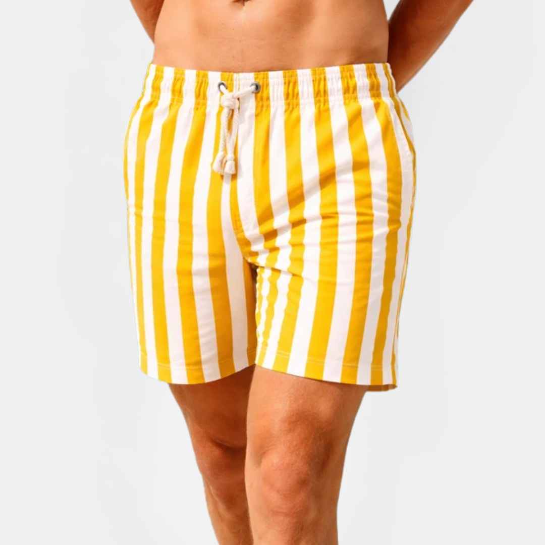 Blake | Striped Swim Shorts