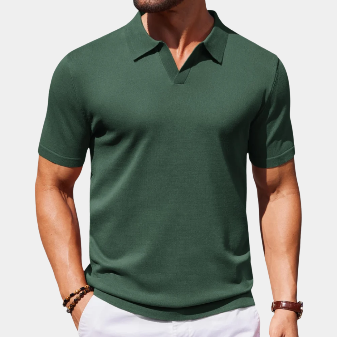 Rhys | Buttonless Polo Shirt