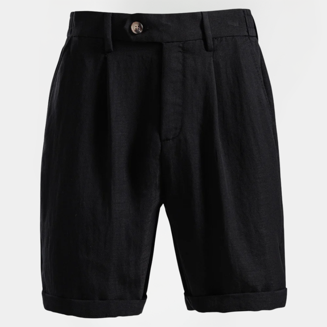 Derek | Cotton Blend Chino Bermuda Shorts