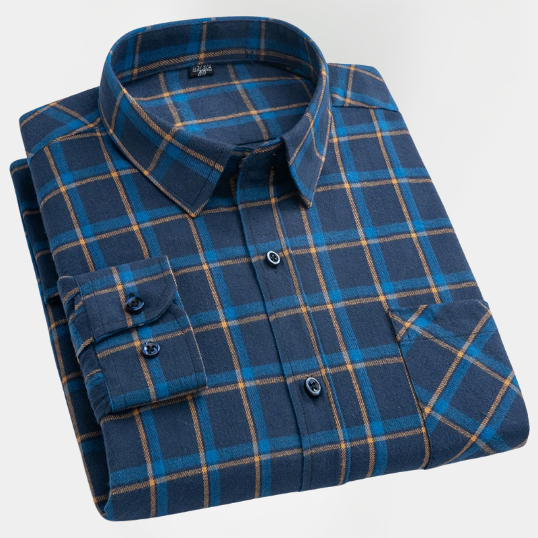 Roland | Checked Cotton Overshirt