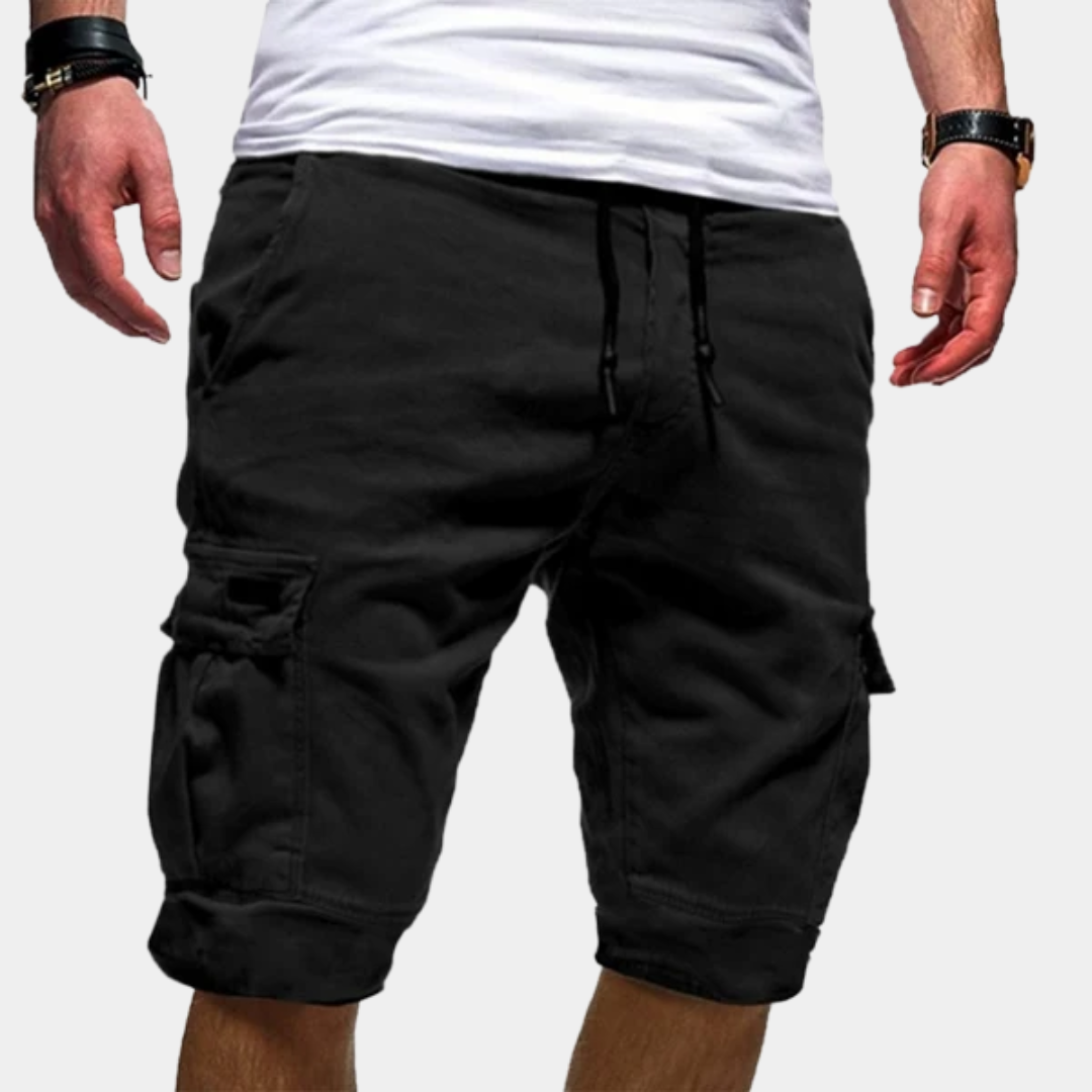 Grayson | Drawstring Cargo Shorts