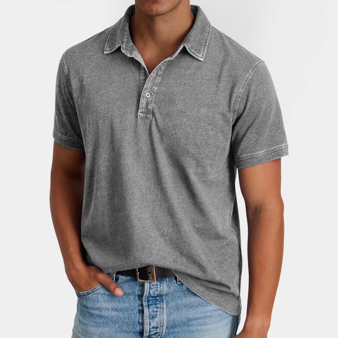 Wesley | Washed Casual Polo