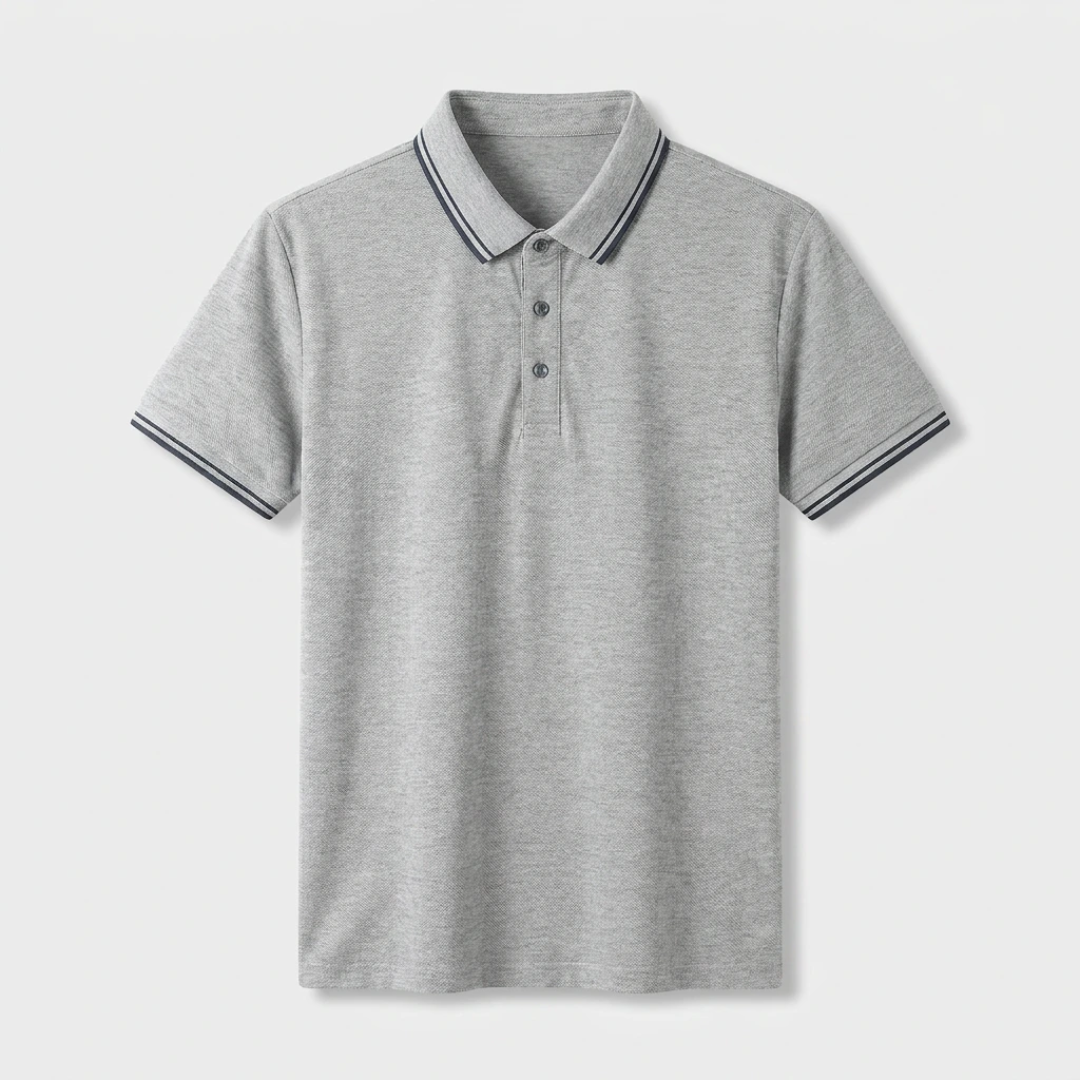 Lachlan | Heritage Cotton Contrast Polo Shirt
