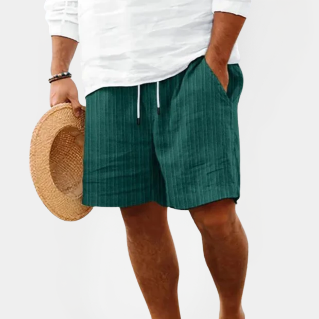Silas | Striped Drawstring Shorts