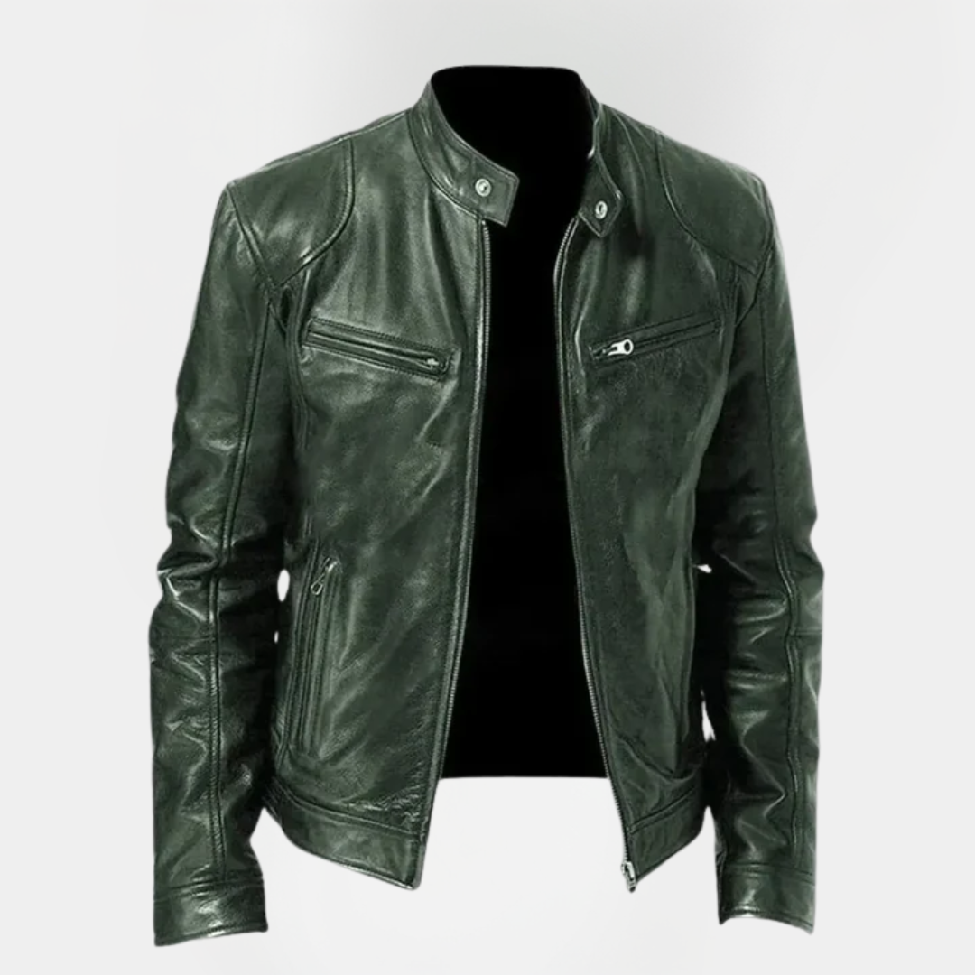 Vincent | PU Leather Biker Jacket