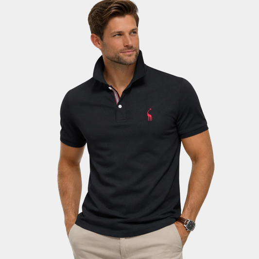Hudson | Tipped Collar Polo Shirt
