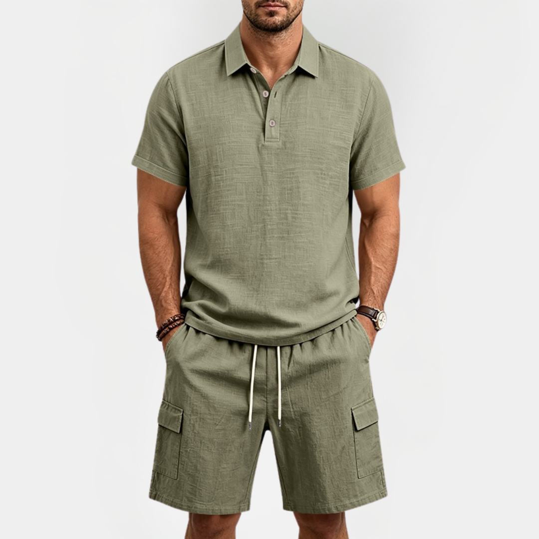 Parker | Cargo Linen Blend Summer Set