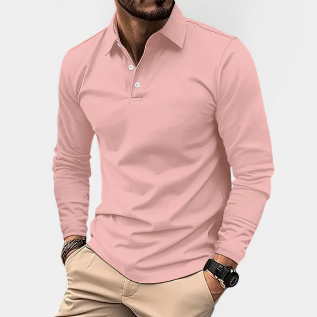 Beckett | Long Sleeve Polo Shirt