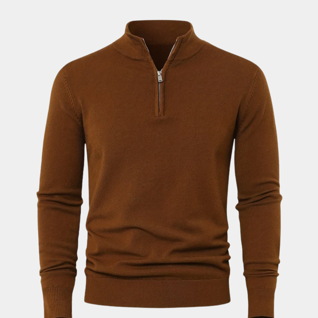 Everett | Quarter-Zip Knit Sweater