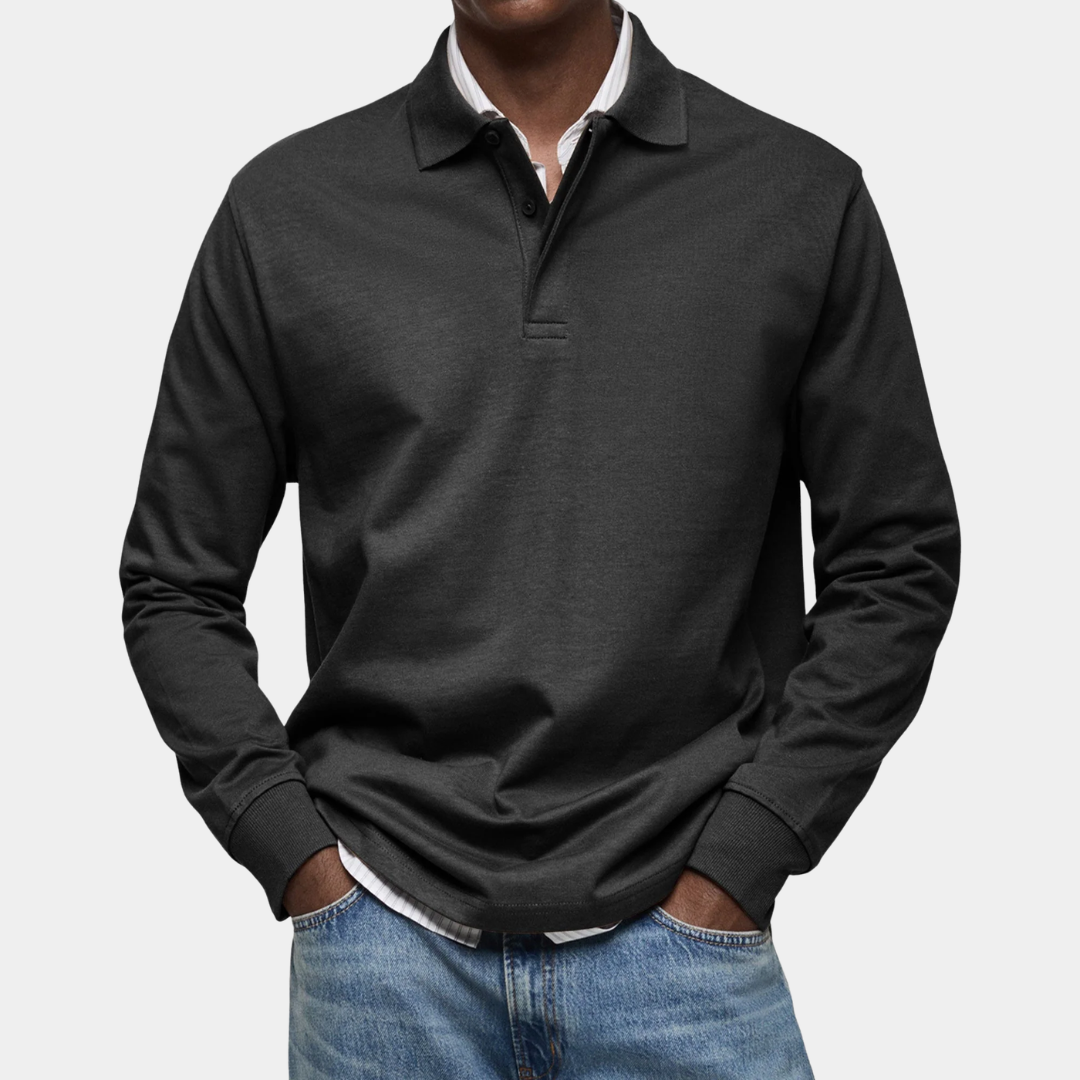 Mason | Classic Long Sleeve Polo Shirt