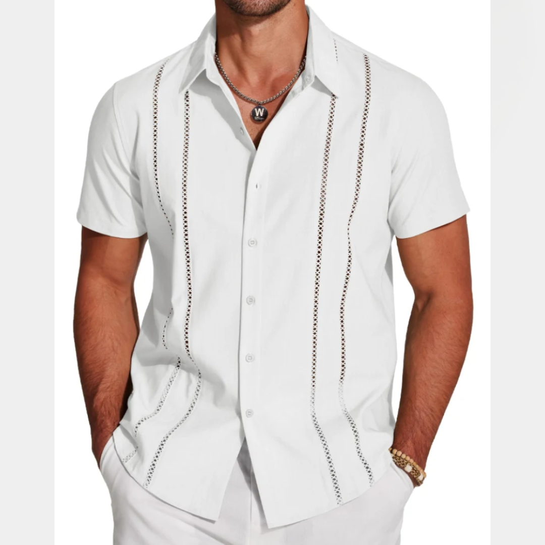 Dorian | Open Collar Summer Shirt